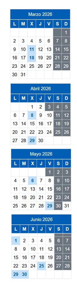 Calendario renta 2025: fechas clave y plazos de la campaña 2026