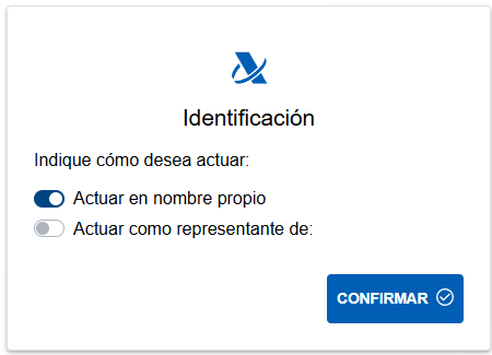 Identificación Impuesto Sociedades datos fiscales