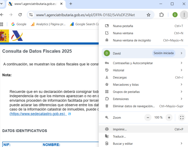 Datos fiscales 2025 AEAT: cómo consultarlos y descargarlos paso a paso